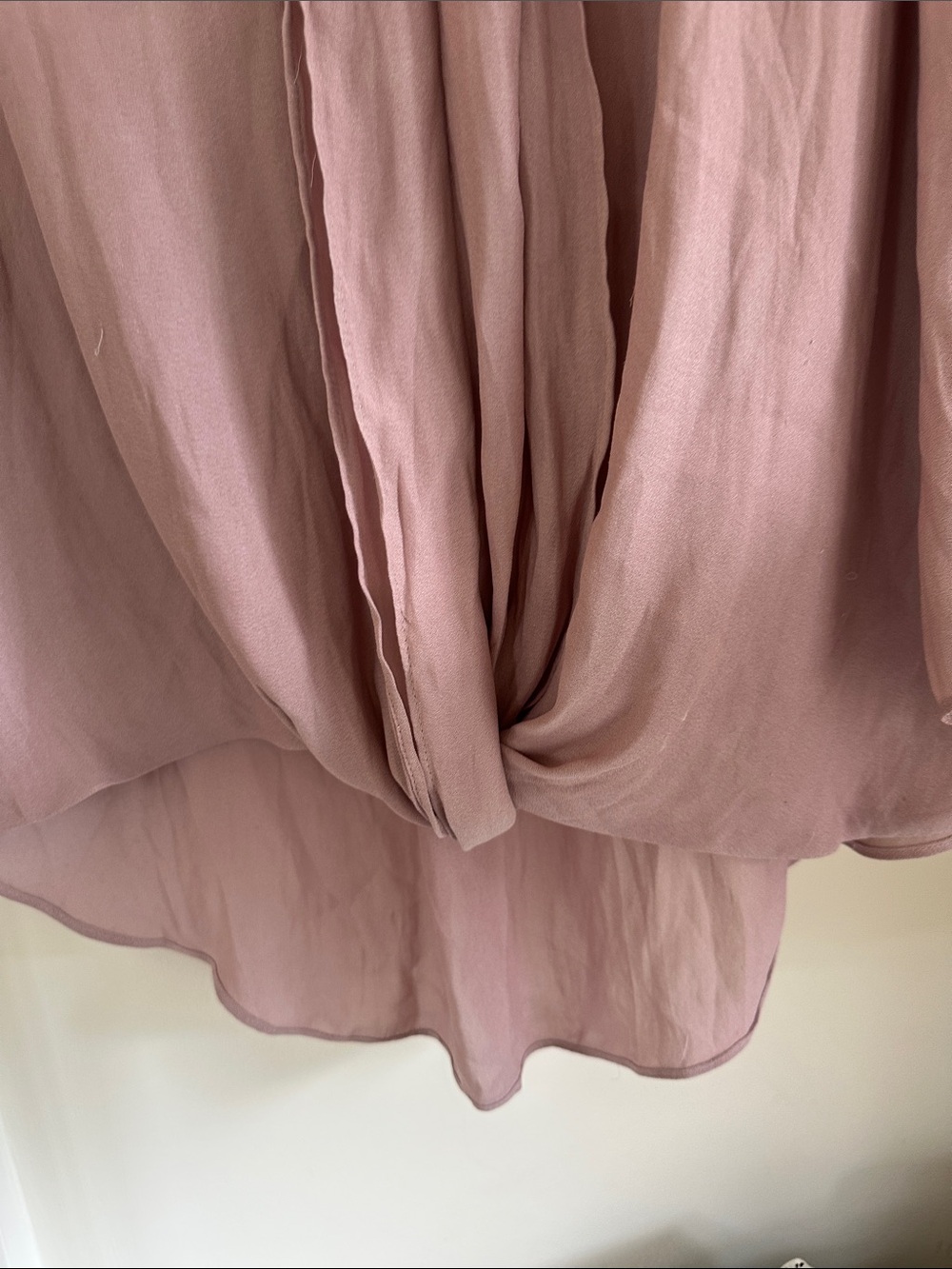 Forever 21 Dusty Mauve Twist-Front Blouse - Picture 3 of 5